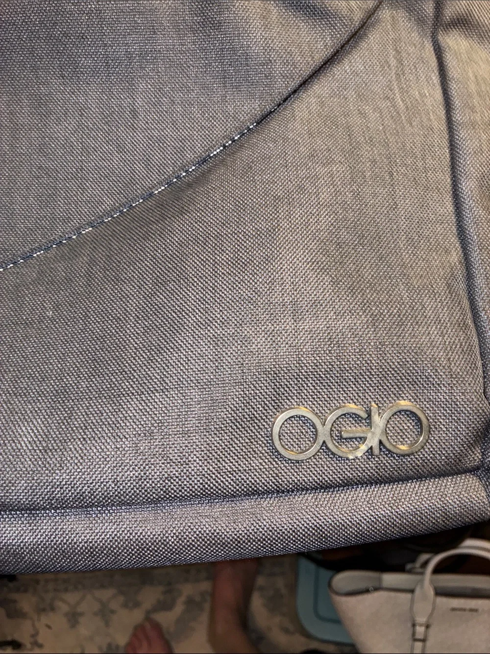 Genuine OGIO Charcoal Gray Messenger Crossbody Bag with Shoulder Strap